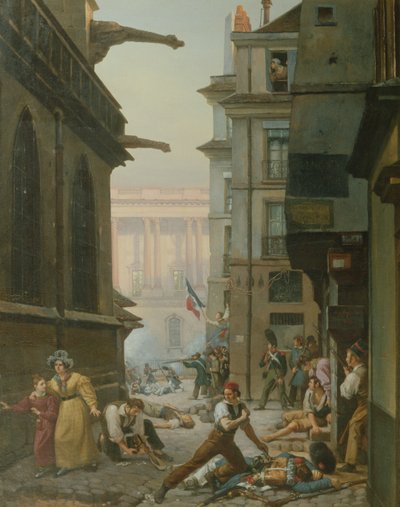 Episode vom 29. Juli 1830, am Morgen, 1831 von Paul Carpentier